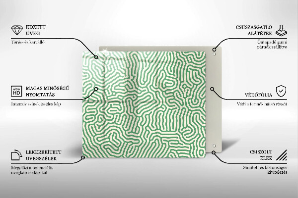 Copertura piano induzione Linee astratte