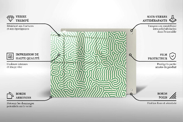 Copertura piano induzione Linee astratte