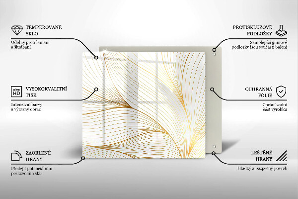 Copertura piano induzione Modello di linee moderne