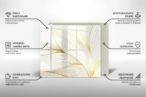 Copertura piano induzione Modello di linee moderne