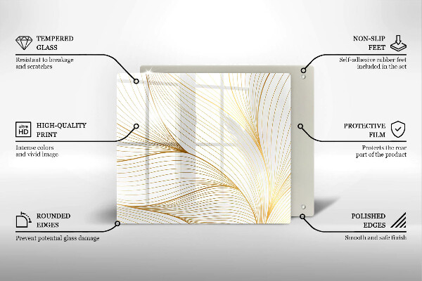 Copertura piano induzione Modello di linee moderne