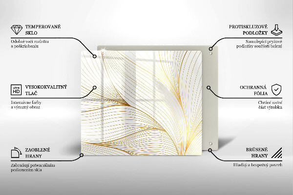 Copertura piano induzione Modello di linee moderne