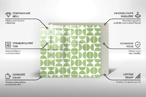 Copertura piano induzione Modello di forme boho