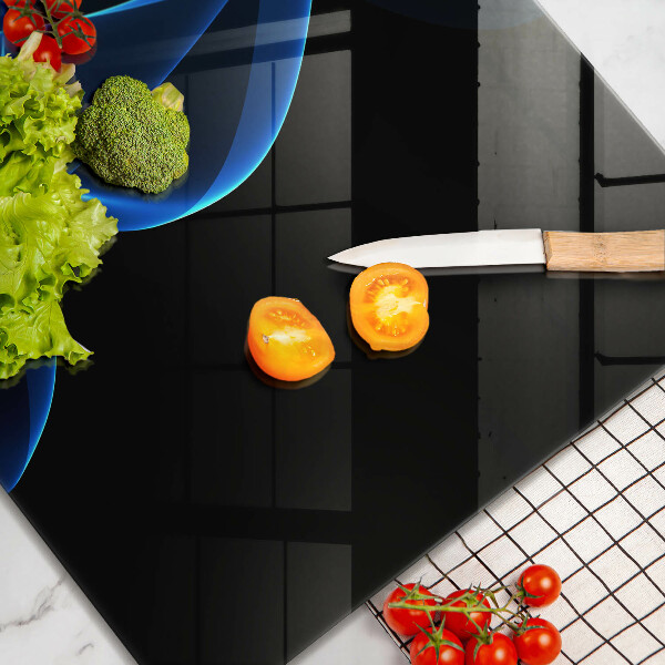 Proteggi piano induzione Linee blu di fumo