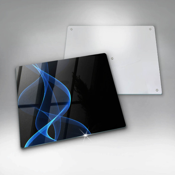 Proteggi piano induzione Linee blu di fumo