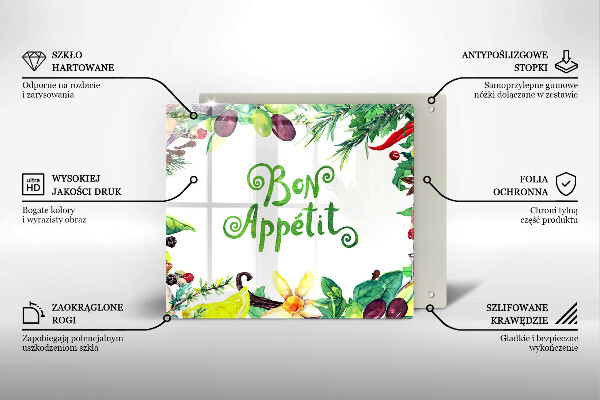 Copertura piano induzione Iscrizione Bon Appetit