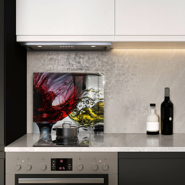 Copri piano cottura Bicchieri di vino