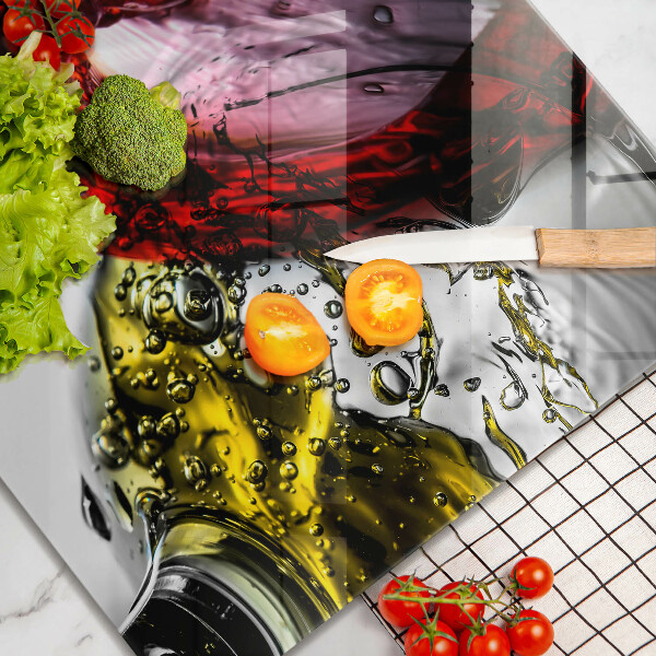 Copri piano cottura Bicchieri di vino