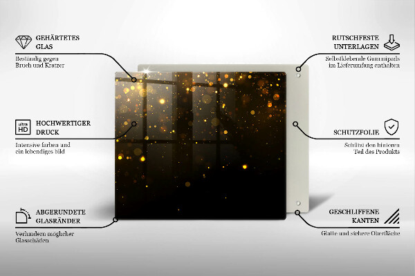 Proteggi piano induzione Scintillio d'oro