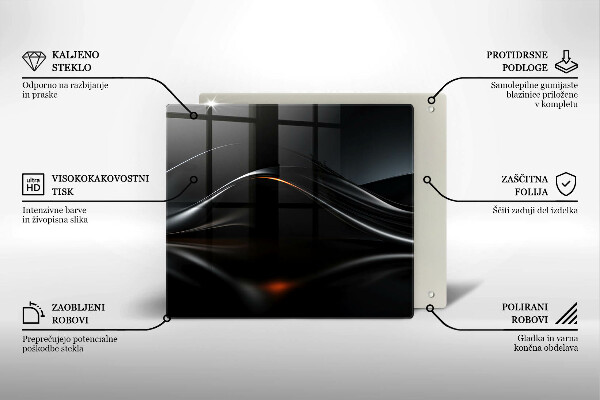 Proteggi piano induzione Progettazione 3D astratta