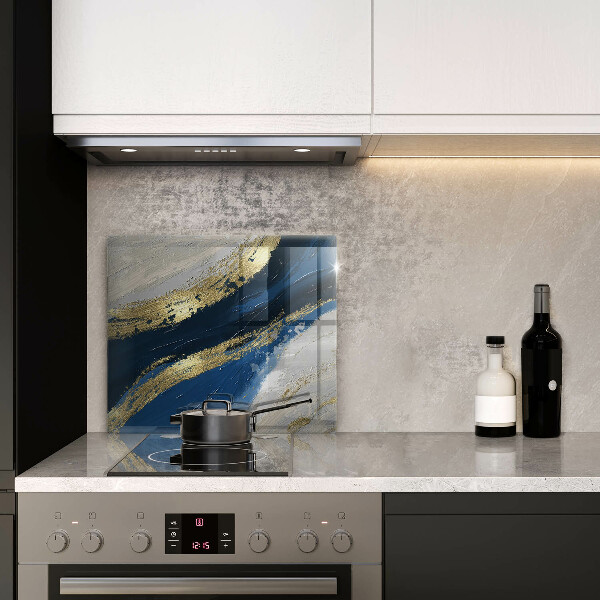 Copertura piano induzione Texture con oro