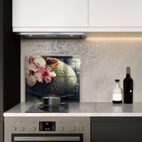 Copertura piano induzione Fiori pietre zen