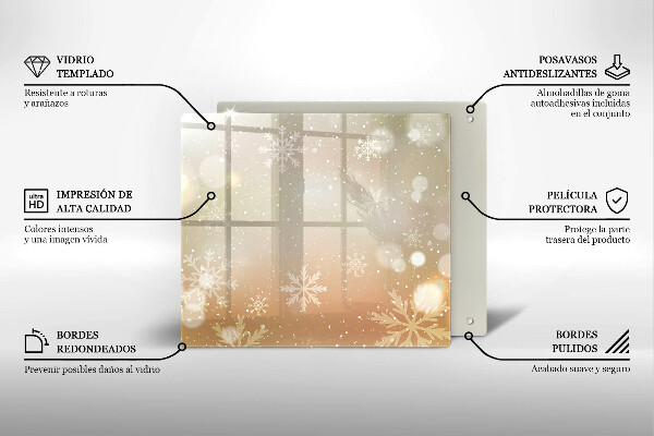 Copertura piano induzione Fiocchi di neve