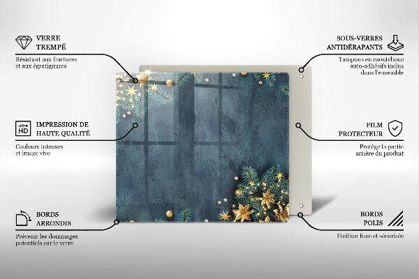 Copri piano cucina decorazioni natalizie