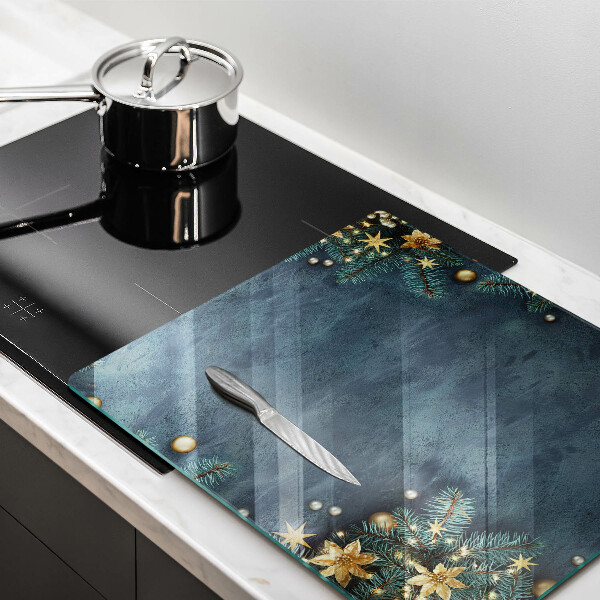 Copri piano cucina decorazioni natalizie