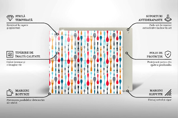 Copri piano cucina Illustrazione del cucchiaio