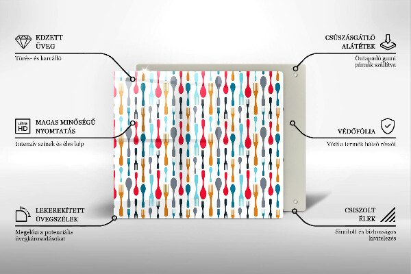 Copri piano cucina Illustrazione del cucchiaio