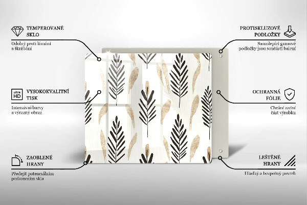 Copri piano cucina Piante bohémien