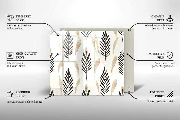 Copri piano cucina Piante bohémien