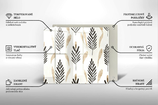 Copri piano cucina Piante bohémien