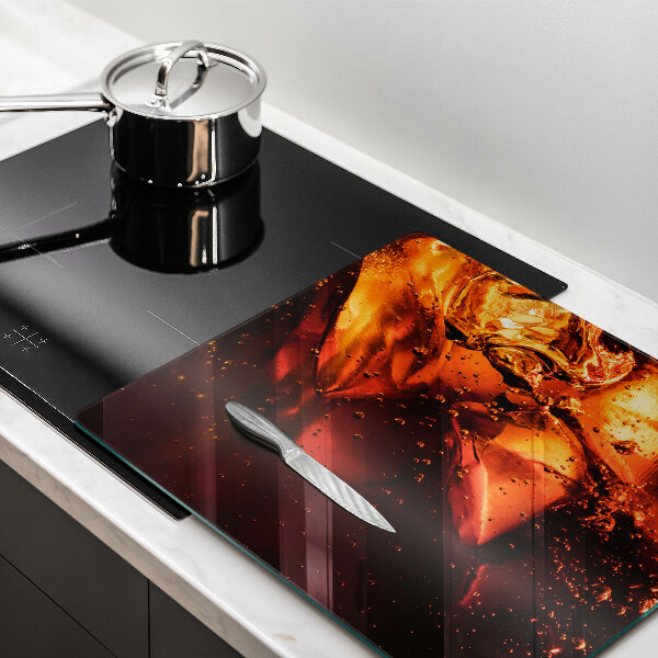 Copri piano cucina Bevanda alla cola con ghiaccio