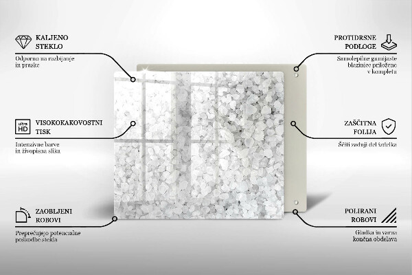 Copri piano cucina Cristalli di sale