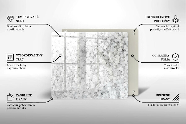 Copri piano cucina Cristalli di sale