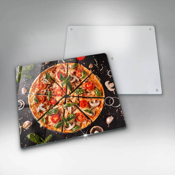 Copri piano cucina Pizza ai funghi