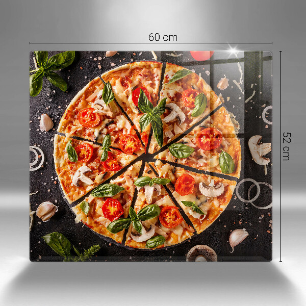 Copri piano cucina Pizza ai funghi