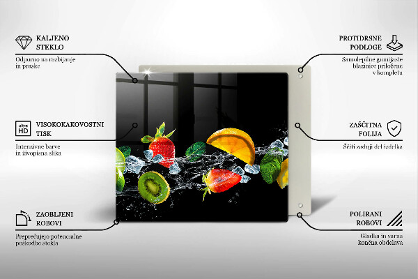 Copertura piano induzione Frutta in acqua