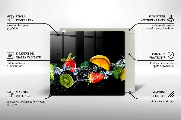 Copertura piano induzione Frutta in acqua