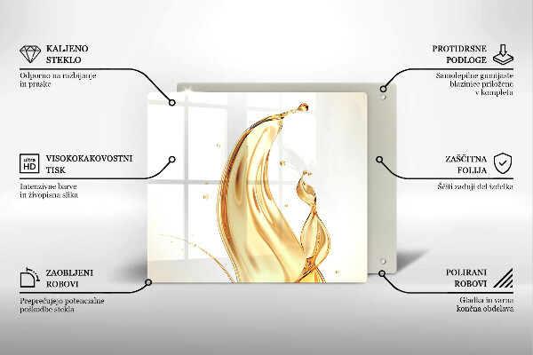 Copri piano cottura olio d'oliva