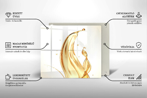 Copri piano cottura olio d'oliva