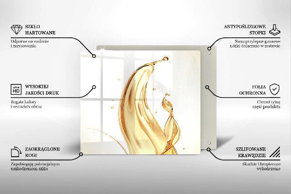 Copri piano cottura olio d'oliva