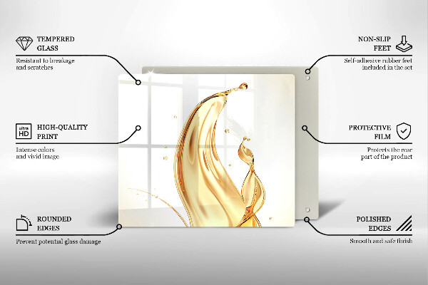 Copri piano cottura olio d'oliva