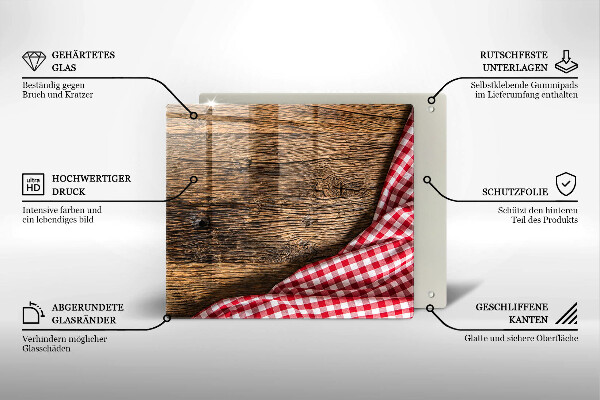 Copertura piano cottura Tavolo di legno