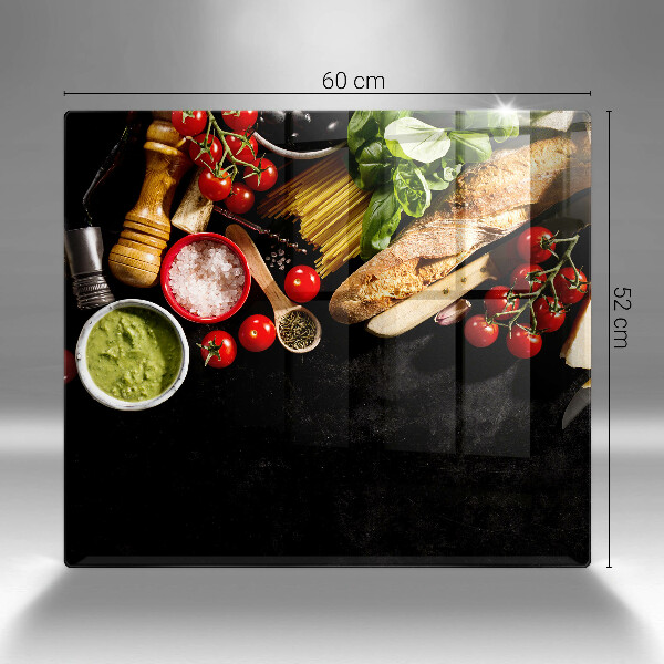 Copertura piano cottura Ingredienti e spezie italiani