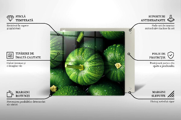 Copertura piano cottura Zucche verdi