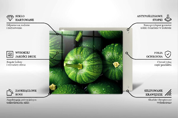 Copertura piano cottura Zucche verdi