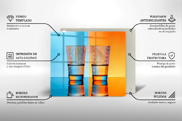 Copertura piano induzione Due bicchieri d'acqua