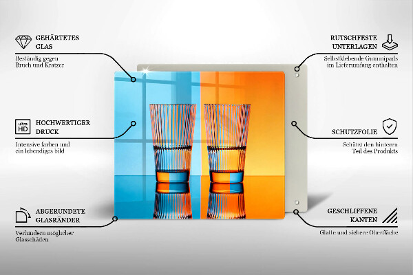 Copertura piano induzione Due bicchieri d'acqua