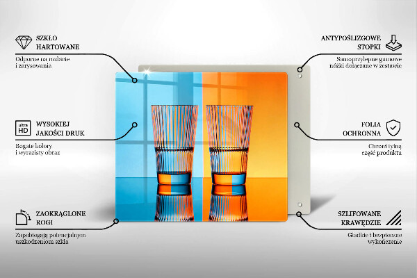 Copertura piano induzione Due bicchieri d'acqua