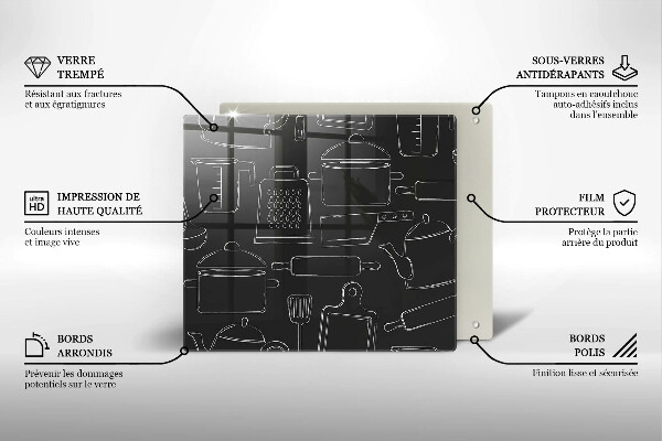 Copertura piano induzione Accessori da cucina dei cartoni animati