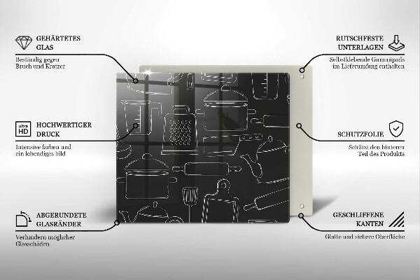 Copertura piano induzione Accessori da cucina dei cartoni animati
