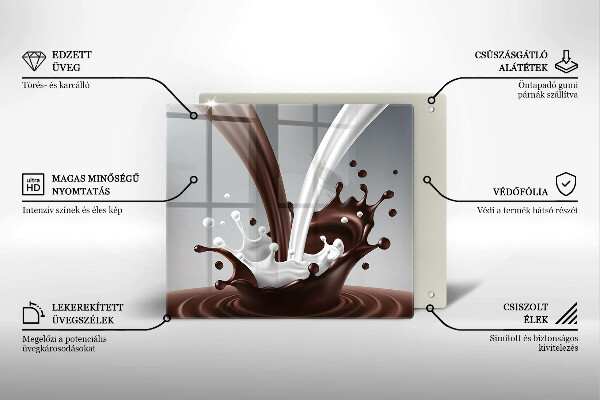 Copertura piano induzione Latte e cioccolato