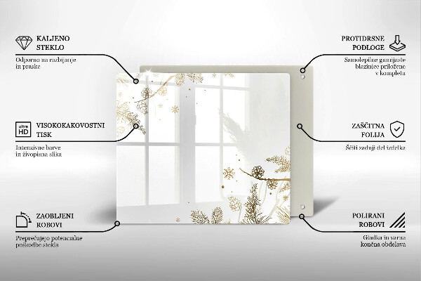 Copertura piano induzione Decorazioni invernali