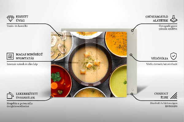 Copertura piano induzione Zuppe colorate