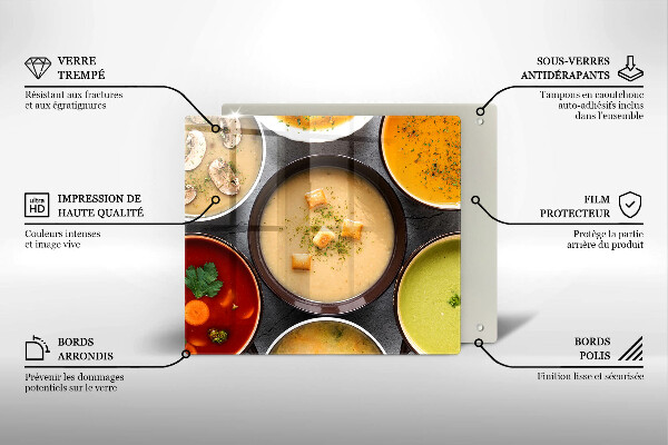 Copertura piano induzione Zuppe colorate