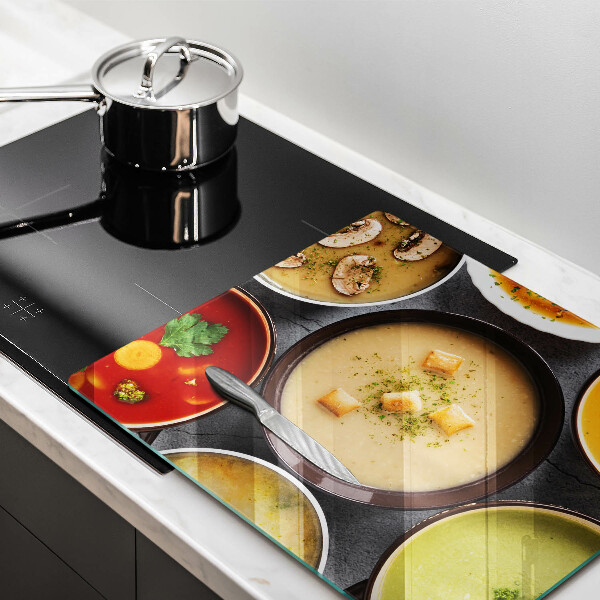 Copertura piano induzione Zuppe colorate