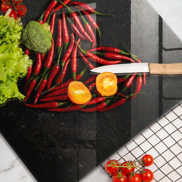 Copertura piano induzione Cuore di peperoncino